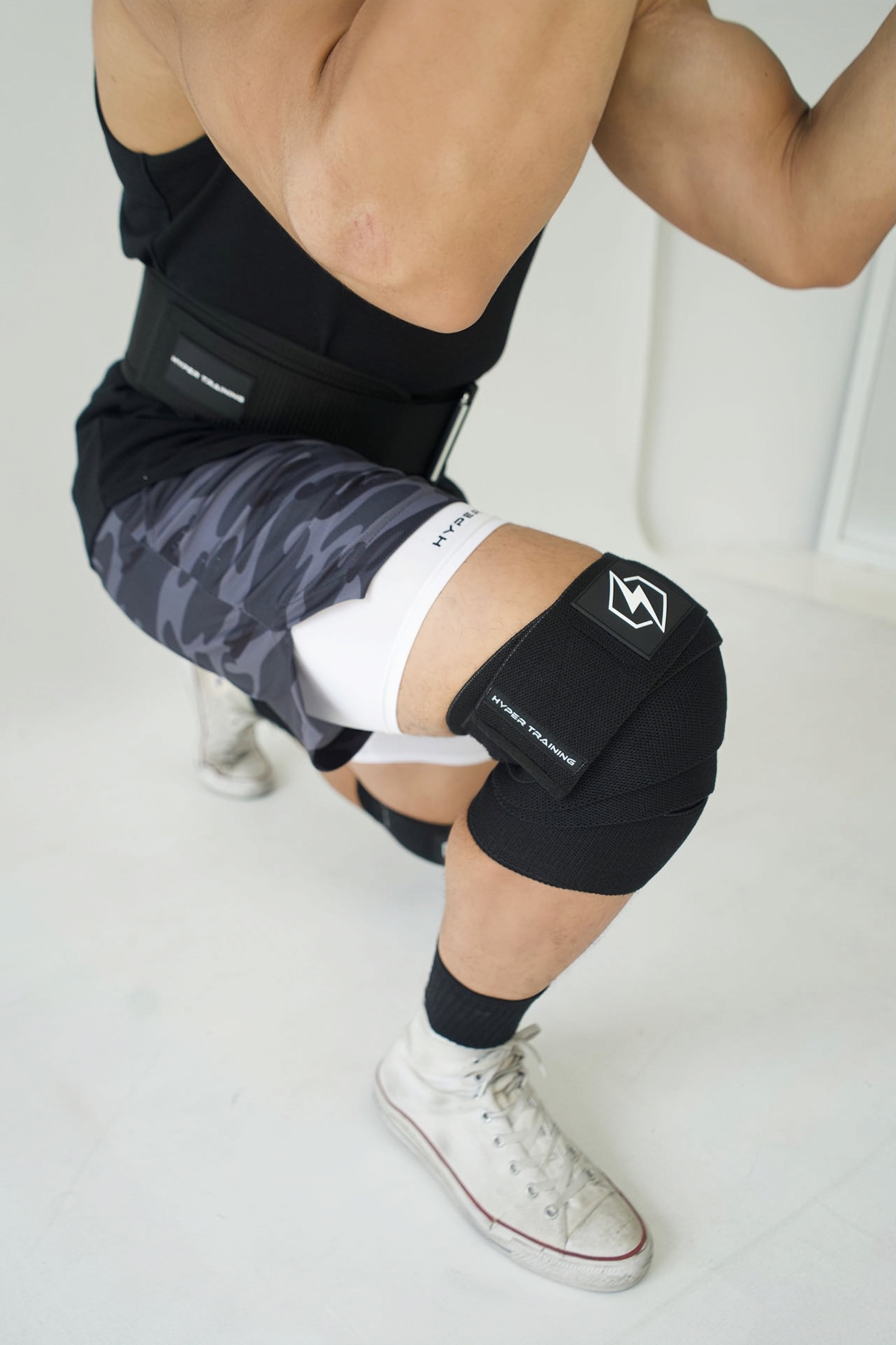 PREMIUM KNEE WRAPS - BLACK