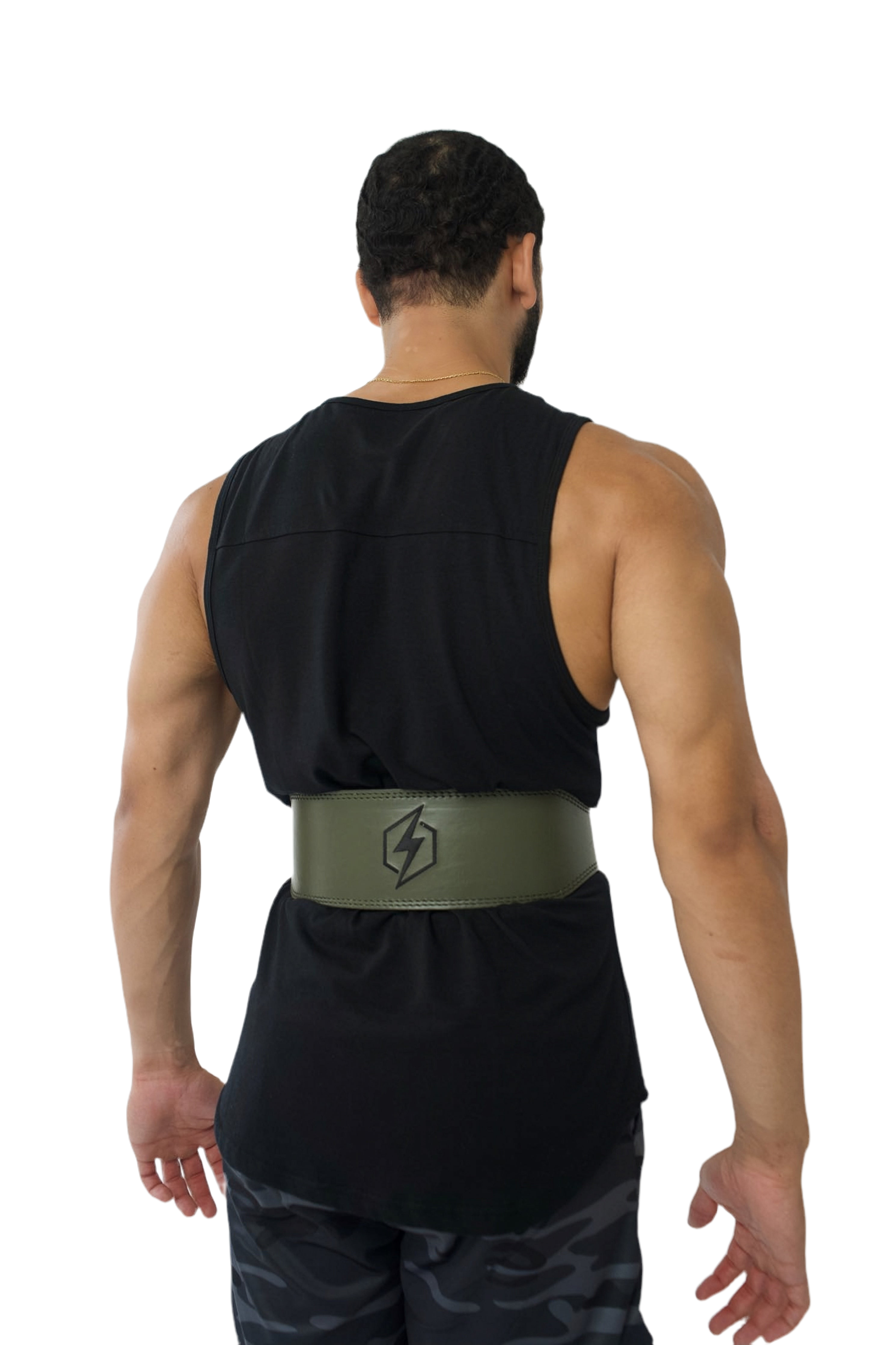 PREMIUM WEIGHTLIFTING BELT - TACTICAL GREEN