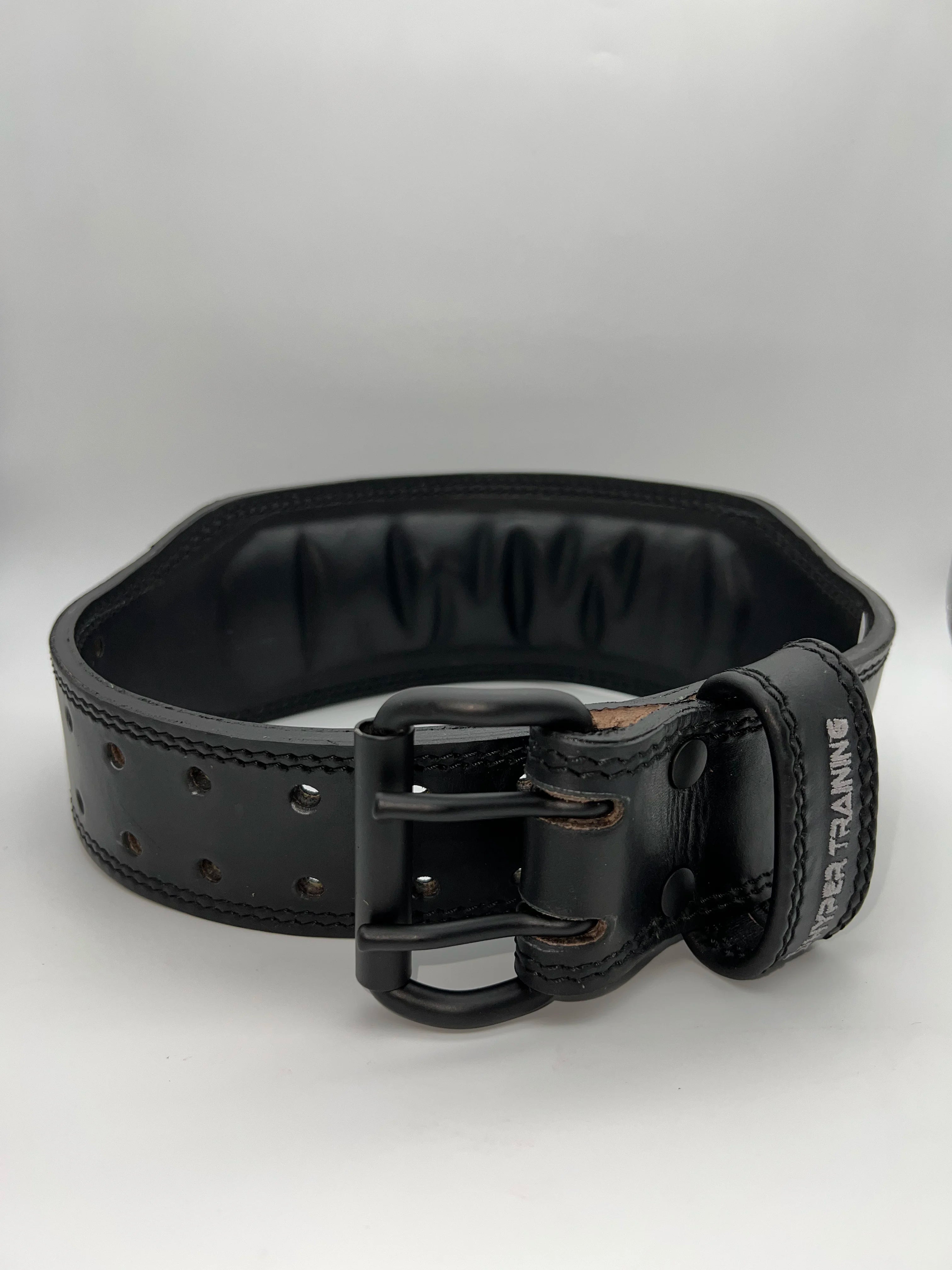 PREMIUM WEIGHTLIFTING BELT - BLACK - Hyper Training Gear