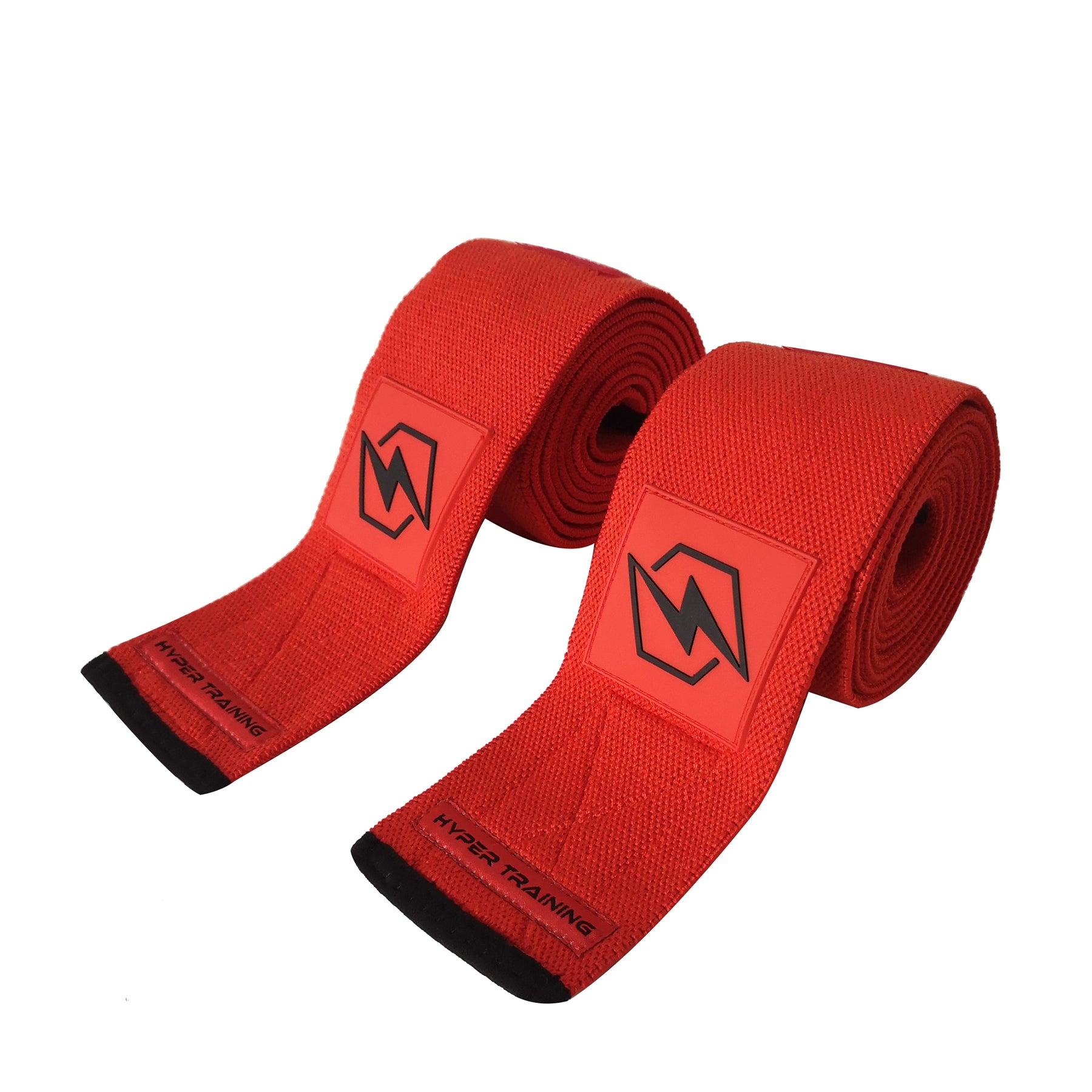 PREMIUM KNEE WRAPS - RED - Hyper Training Gear